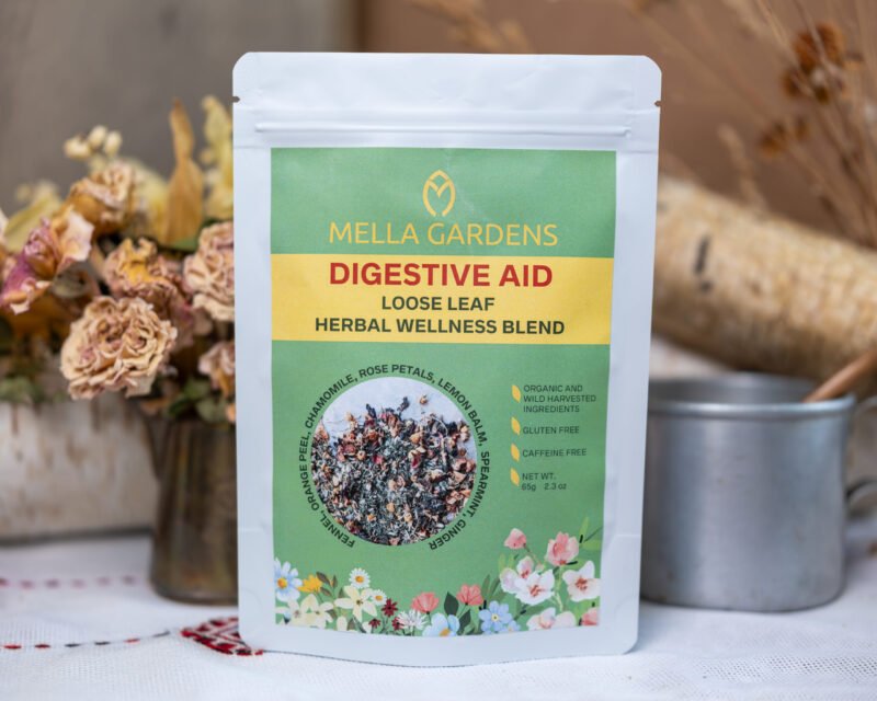 Digestive Aid Loose Leaf Herbal Wellness Tea Blend